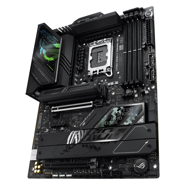 Материнская плата ASUS ROG STRIX Z890-F GAMING WIFI, LGA1851, Z890, 4*DDR5, 4*SATA, 5*M.2, 8*USB 3.2, 2*Type-C, 2*PCIx16, 2*Thunderbolt™ 4, HDMI+DP, ATX; 90MB1I40-M0EAY0