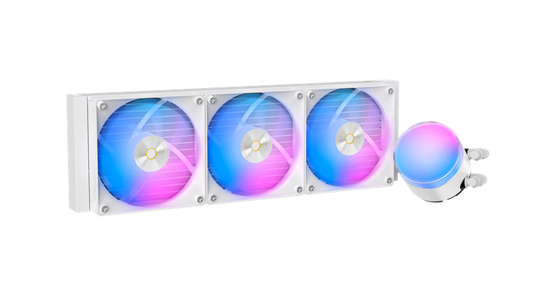Система водяного охлаждения Ocypus Delta L36 WH ARGB V2, 360mm, ARGB Pump, 3x120mm ARGB fans, LGA115X/1200/1700/18XX, AM4/AM5