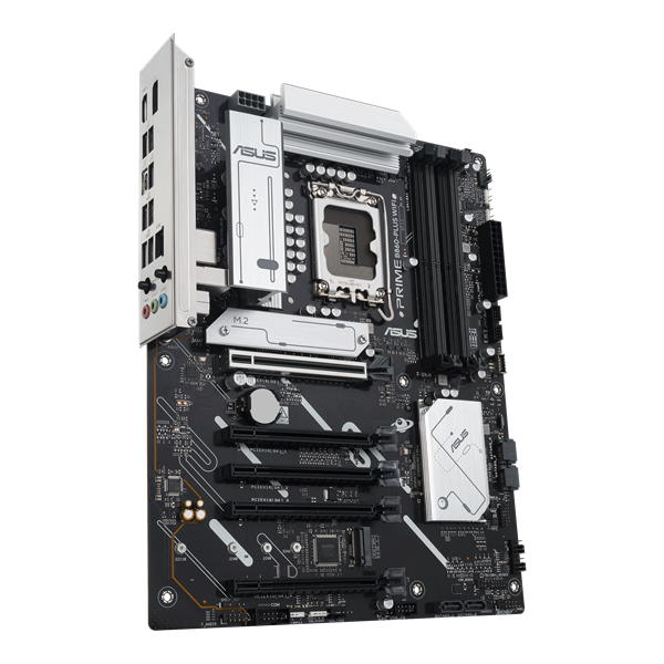 Материнская плата ASUS PRIME B860-PLUS WIFI, LGA1851, B860, 4*DDR5, 4*SATA, 2*M.2, 3*USB 3.2, 4*USB 2.0, Type-C, 5*PCIx16, DP+HDMI, ATX; 90MB1K50-M0EAY0