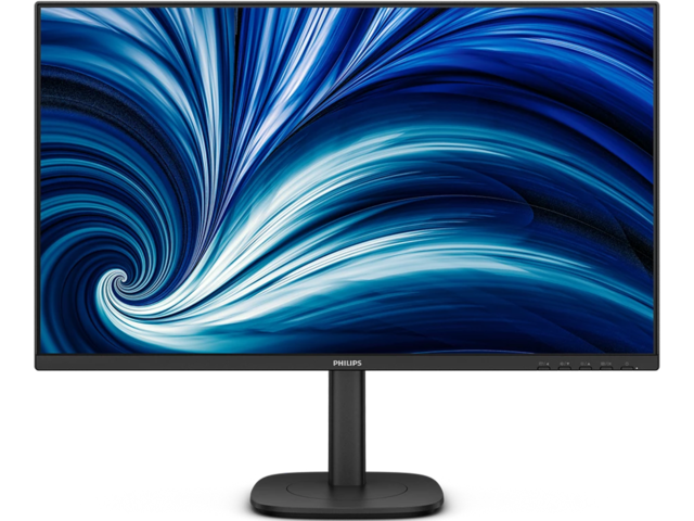 Монитор 27" Philips 27B2U3601 2560x1440, WLED, 16:9, IPS, 350cd, 1500:1, 4ms, 50M:1, 178/178, HDMI, DP, USB Hub, 4*USB3.2 USB-C(PD90W), RJ45, Speakers, 120Hz, Tilt, HAS, Swivel, Pivot, Internal, VESA, Black,