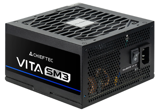 Блок питания Chieftec Vita SM3 BPX-750-C (ATX 3.1, 750W, 80 PLUS BRONZE, Active PFC, 120mm fan, Semi-modular Cable Management) Retail