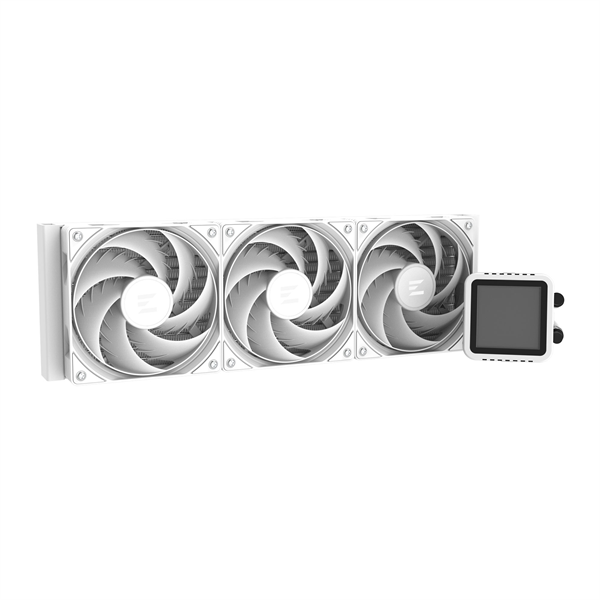 Система водяного охлаждения Zalman CPU Liquid Cooler 360mm, ARGB, LCD Display, white