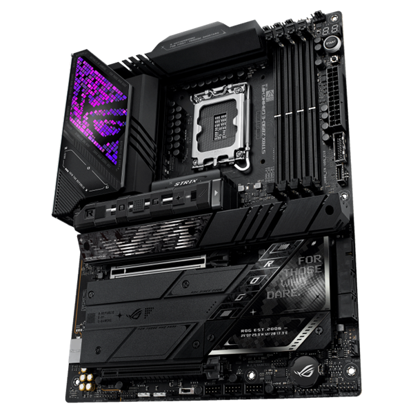 Материнская плата ASUS ROG STRIX Z890-E GAMING WIFI, LGA1851, Z890, 4*DDR5, 4*SATA, 7*M.2, 10*USB 3.2, 2*Type-C, 2*PCIx16, 2*Thunderbolt™ 4, HDMI+DP, ATX; 90MB1IM0-M0EAY0