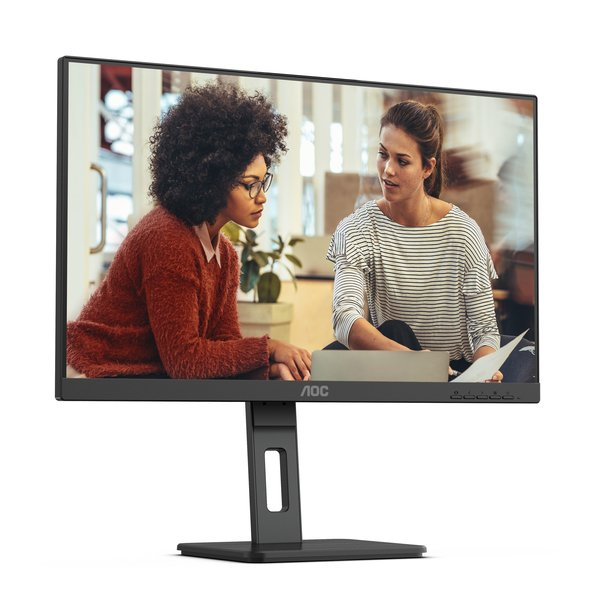 Монитор 27" AOC 1920х1080 WLED, 16:9, IPS, 300 cd/m2, 1000:1, 20М:1, 4 ms, 178°/178°, VGA, HDMI, DP, 100 Hz, Speakers, Tilt, Height, Swivel, Pivot, Internal, VESA, Black, 3y