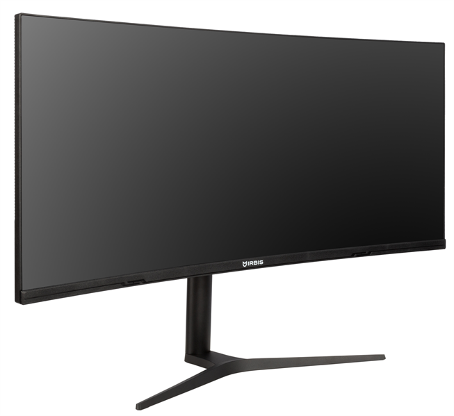 Монитор 37.5'' IRBIS NOBLEVIEW 38 LED Monitor Curved 3840x1600, 21:9, IPS, 300 cd/m2, 2000:1, 3ms, HDMI, DP USB-C(65W) USB-Ax2 USB-B 75Hz Tilt Height Swivel Speak VESA Black 3y (China)