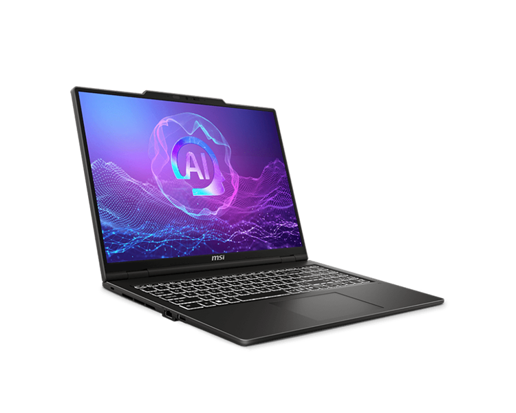 Ноутбук MSI VenturePro 16 AI A2VEG Ultra 7 255H 16" 16:10 2K OLED (2048*1280) 120Hz, DDR5 16GB (8GB*2),1TB SSD, NV RTX 4050 (6GB GDDR6),75Whr,1,9kg,1y,Dos,Solid Gray