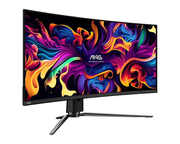 Монитор MSI MAG 341CQP QD-OLED 34,18" 21:9 UWQHD(3440x1440) QD-OLED 1800R, TrueBlack 400, 0.03ms(GTG), 1,5M:1,HDR Brightness 250nits,2xHDMI,DP,USB-C,2xUSB-A,USB-B,Tilt,Swivel,Height,VESA,175Hz,Black,1y w-ty