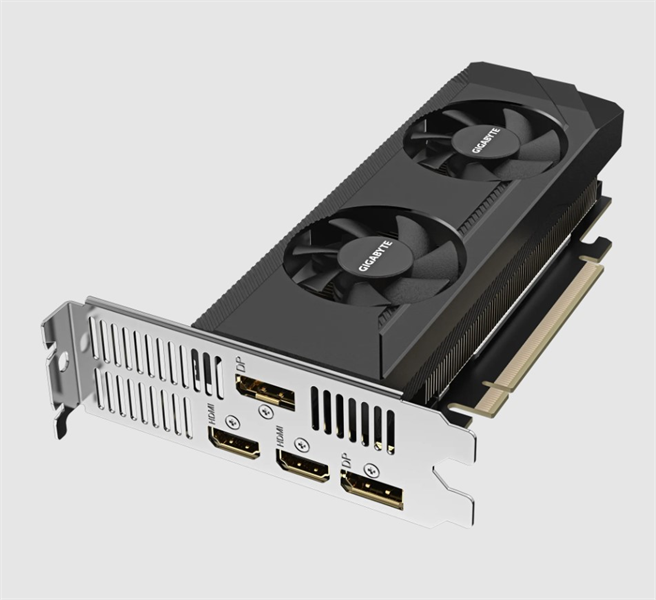 Видеокарта GIGABYTE RTX3050 OC Low Profile 6GB//RTX3050, HDMI*2, DP*2, 6G,D6
