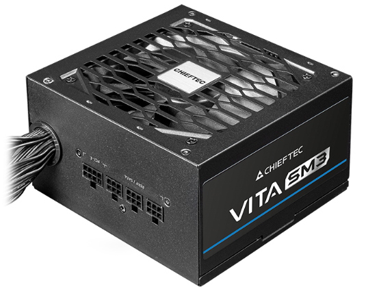 Блок питания Chieftec Vita SM3 BPX-750-C (ATX 3.1, 750W, 80 PLUS BRONZE, Active PFC, 120mm fan, Semi-modular Cable Management) Retail