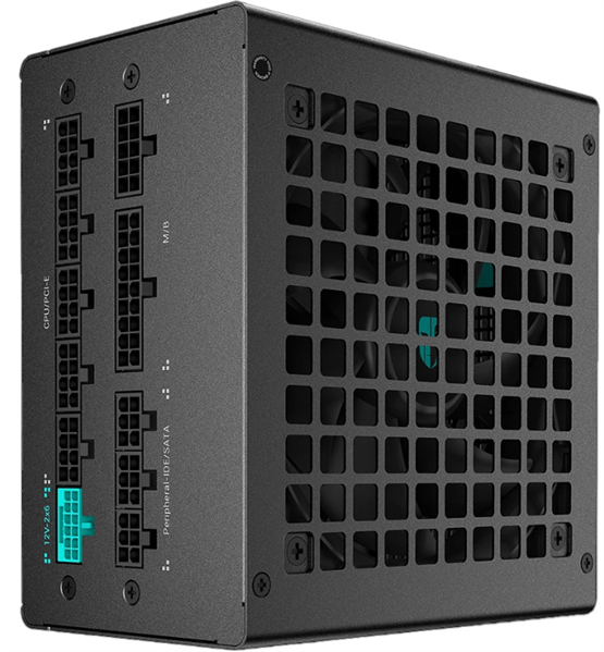 Блок питания Deepcool GAMERSTORM PQ650G (ATX 3.1, 650W, Full Cable Management, PWM 120mm fan, 80+ GOLD, Active PFC + Half Bridge + DC/DC, Full Japanese Capasitors, Gen5 PCIe) RET (R-PQ650G-FD0B-WGEU-V1)