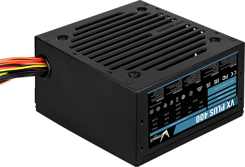 Блок питания Formula V Line VX PLUS 400, 400W, ATX12V v2.3, 12cm Fan (ex Aerocool)