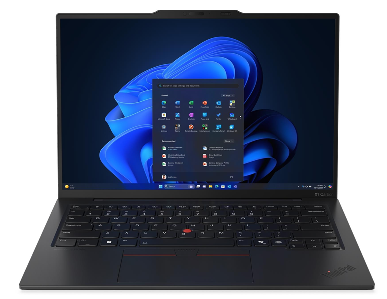 Ноутбук ThinkPad X1 Carbon G13 14" Aura Edition 2.8K(2880x1800)OLED 400N, Ultra 7 265H, 32GB Soldered LPDDR5x, 1TB SSD M.2, Int Graphics, WiFi7, BT, TPM2, FPR, IR Cam,Kb Ru/Eng, 57Wh, 65W USB-C, Win 11Pro En