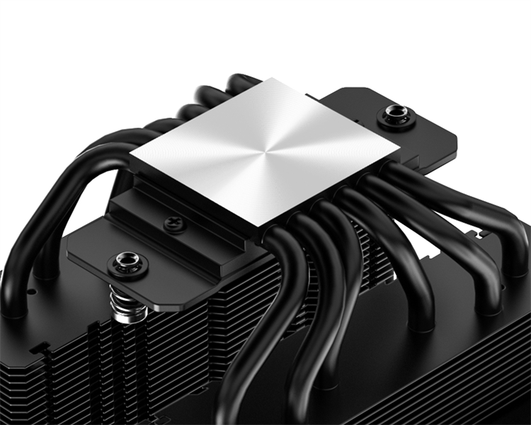 Кулер для процессора ID-COOLING FROZN A620 GDL LGA1700/1200/115X/AM5/AM4 (8шт/кор, TDP 270W, PWM, черно-золотой, 6 тепл.трубок + медная база, DUAL FAN 120mm) RET