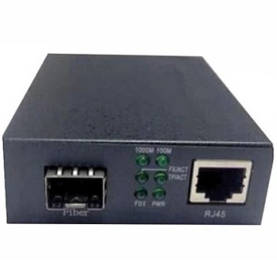 Медиаконвертер FiberTrade FT-MC-SFP Медиаконвертер из 10/100/1000 BASE-T (RJ45) в 100/1000Base-FX (SFP)