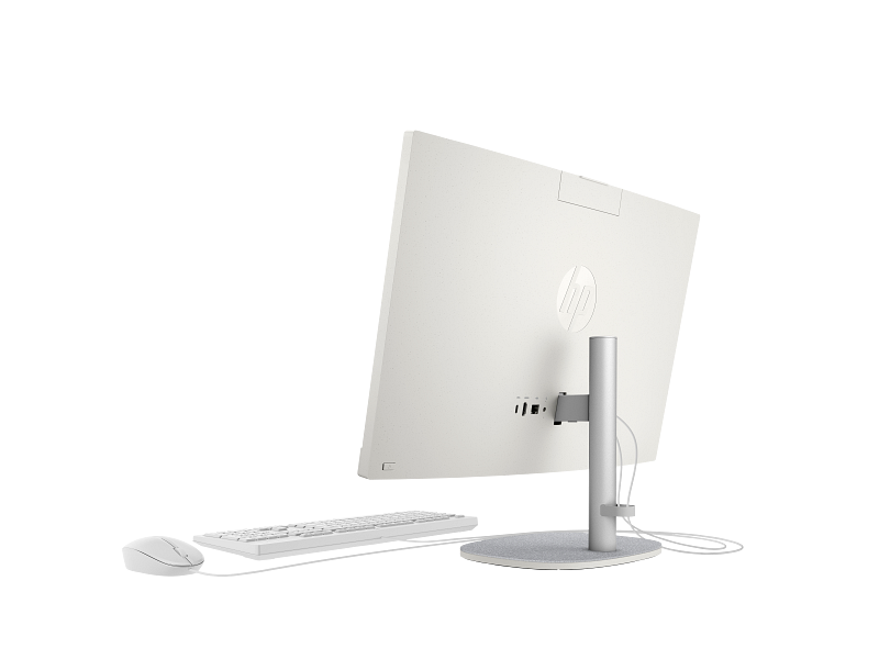 Моноблок HP 24-CR0254NH NT 24" FHD(1920x1080) Intel Core i7-1355U, 16GB DDR4-3200 (2x8GB), SSD 512Gb, Intel Internal Graphics, noDVD, ENG kbd&mouse wired, HD Webcam, Shell White, FreeDOS, 1Y Wty