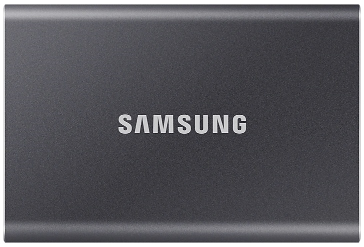 Тведотельный накопитель SSD Samsung T7 External 2Tb (2048GB) GREY USB 3.2 (MU-PC2T0T/WW) 1year
