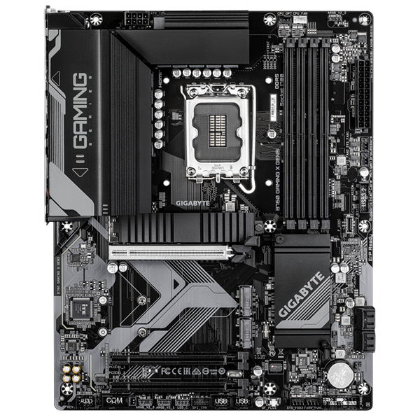 Материнская плата GIGABYTE B760 GAMING X GEN5, LGA1700, B760, 4*DDR5, 4*SATA, 3*M.2, 3*USB 3.2, 5*USB 2.0, 3*PCIx16, HDMI+DP, ATX