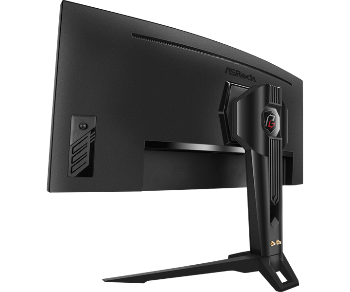 Монитор ASROCK 34" PG34WQ15R2B VA Curved 3440x1440 1 ms MPRT 550 cd 165Hz HDR 400 VESA HAS Tilt HDMI*2 DP Type C black