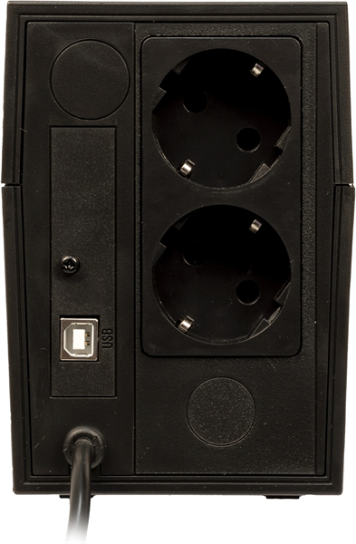 Источник бесперебойного питания Powercom Raptor, Line-Interactive, 600VA/360W, Tower, USB, 2xSchuko (2 batt) (2068784)
