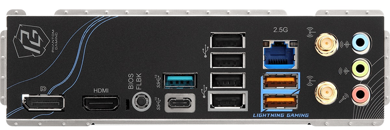 Материнская плата ASROCK B850M RIPTIDE WIFI, AM5, B850, 4*DDR5, 4*SATA, 3*M.2, 4*USB 2.0, 3*USB 3.2, Type-C, 2*PCIx16, 1*M.2 (Key E), HDMI+DP, mATX