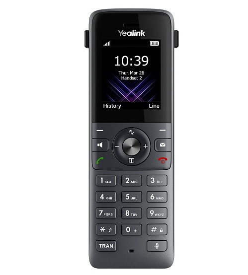 Трубка YEALINK DECT трубка W74H, экран 1.8", виброоповещение, FNR, BT, 3.5 mm, для W70B/W71P/W73P/W74P/W76P/W79P/W75/W80/W90, шт