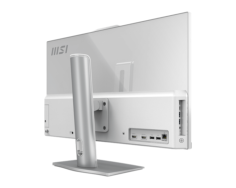 MSI Modern AM272P 1M AiO 27" FHD (1920x1080)IPS AG Non-touch, Core i3-100U (1.2GHz), 8GB DDR5(1x8GB),256GB SSD M.2,Intel UHD,WiFi,BT,camera,WirelessKB&mouse Eng/Rus,NoOS,1y war-ty,White