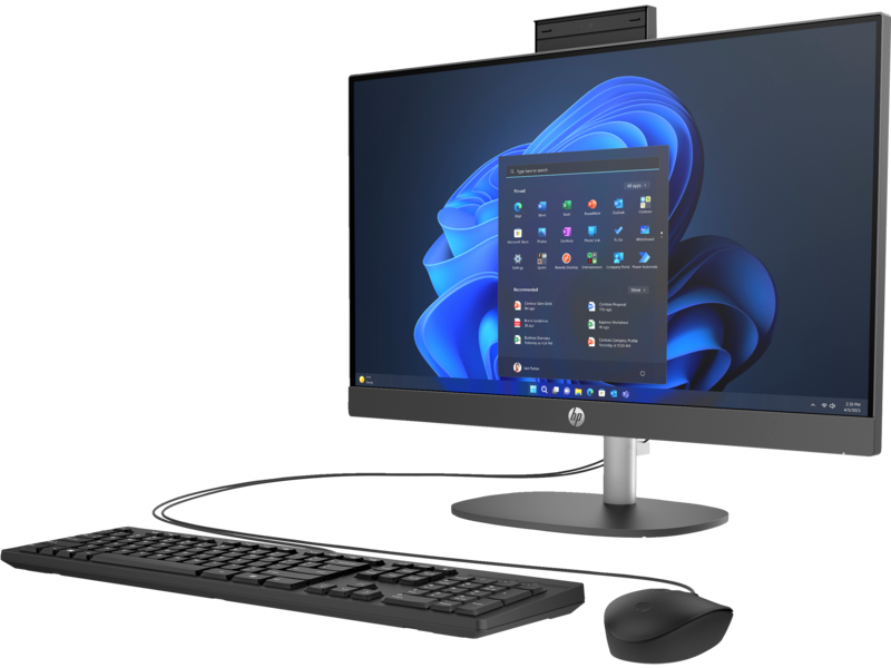 Моноблок HP ProOne 240 G10 All-in-One NT IPS 23,8"(1920x1080)Core Ultra-7 155U,16GB,512GB,eng/rus usb kbd,WiFi,BT,5MP,Gray,Win11Pro,1Wty