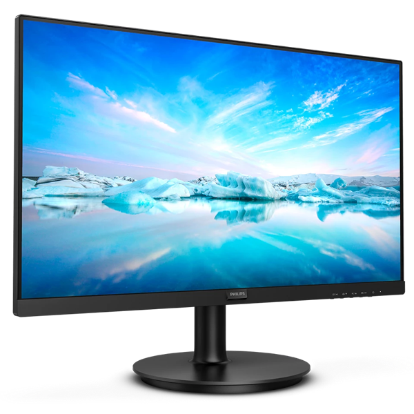 Монитор 23,8" Philips 241V8LAB 1920x1080, WLED, 16:9, VA, 250cd, 3000:1, MID, 4ms, 178/178, VGA, HDMI, 100Hz, Speakers, Tilt, Внутр, VESA, Black, 3y