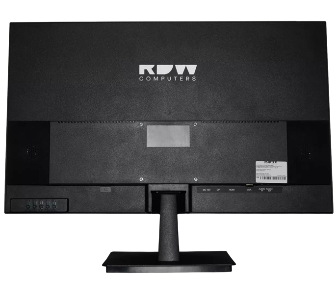 RDW 2701K 27" Monitor 1920x1080 FHD, IPS, 16:9, 250 cd/m2, 1000:1, 5ms, 178°/178°, 75Hz, DP, HDMI, VGA, Audio-in, Audio-out, VESA 100x100, Black, МПТ
