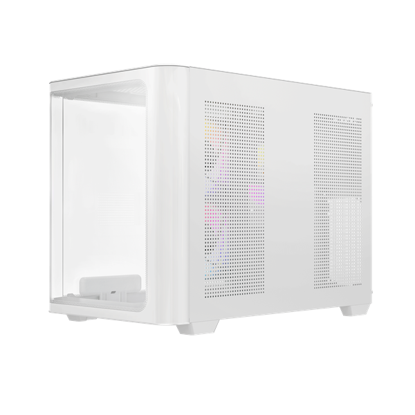 корпус Ocypus Iota C50 WH Curve ARGB Digital, MATX, Type-C*1, USB3.0*2, REAR 1x120mm ARGB, MB SIDE 2x120mm ARGB (существенное повреждение коробки)
