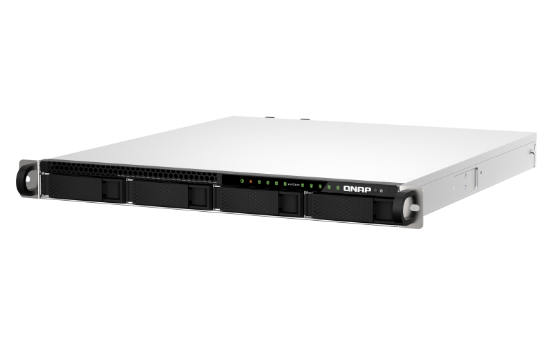 Система хранения данных QNAP ENTERPRISE 1U/9bay 4C 3,4GhzCPU/16Gb(upto128Gb)/upto 265HDD with TL-R1620Sep-RP/4xUSB3.2/1xExp.slot/2x2,5Gb 2x10Gb(BASE-T) /iSCSI/2xPS/no rail(RAIL-B02)/5YW TS-h987XU-RP-E2334-16G-EU-RU