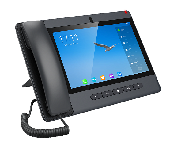 SIP-Телефон Fanvil Android 9.0 Built-in Adjustable 8MP Camera with a Privacy Cover10-party Audio Conference,3-party Video ConferencPTM handsetDual Gigabit ports, PoE IntegratedHD Voice20 SIP Lines