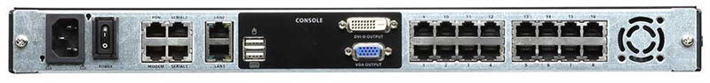 КВМ переключатель ATEN 1L/1R 16p C5 D.Rail LCD KVM over IP SW