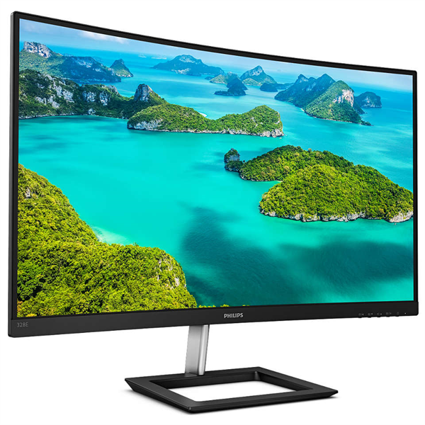 31,5" Philips 328E1CA 3840x2160, WLED, 16:9, VA, 250cd, 2500:1, 20M:1, 4ms, 178/178, 2*HDMI, DP, 60Hz, Speakers, Tilt, , VESA, Black, 3y