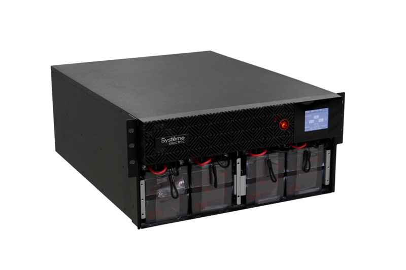 Источник бесперебойного питания Systeme Electric Smart-Save Online SRT, 5000VA/5000W, On-Line, Extended-run, Rack 2U+3U(Tower convertible), LCD, 6xC13, 4xC19, USB, RS-232, Pre-Inst. Web/SNMP