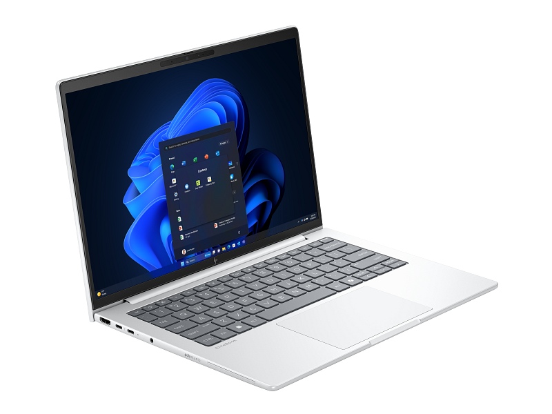 Ноутбук HP EliteBook 8 G1i 14 Intel Core Ultra7-255U,14" WUXGA (1920x1200) IPS 300cd AG,32Gb DDR5-5600MHz(1),1Tb SSD NVMe,Al Case,62Wh,FPS,ENG/RU Kbd Backlit,1.39kg,Silver,1y,Win11Pro