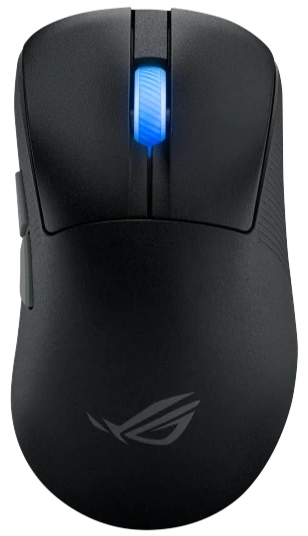 Мышь ASUS ROG KERIS II WIRELESS ACE, 54g, 2.4GHz RF, Bluetooth, 42K DPI Sensor, 5 Programmable Buttons, Black