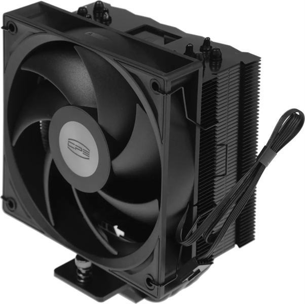 Кулер для процессора PCCooler RT500 BK, 120mm FAN, 5 HEAT PIPES, 4-PIN PWM, 500-2200 RPM, 34.9 DBA, HYDRO BEARING, LGA 1851/1700/1200/115X, AMD AM5/AM4