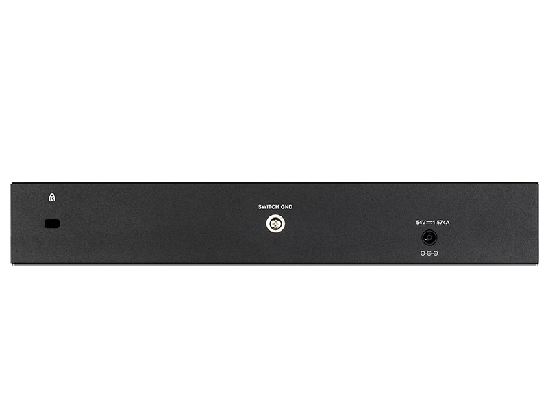 Коммутатор D-Link Настраиваемый L2 PoE-коммутатор, 8x1000Base-T PoE, 2х1000Base-X SFP, PoE-бюджет 65 Вт, упрощенный интерфейс CLI