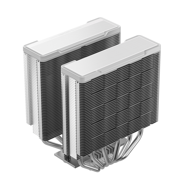 Кулер для процессора DEEPCOOL AG620 G2 WH ARGB LGA1954/1851/1700/AM5/AM4 (9шт/кор, TDP 270W, PWM, DUAL ARGB Fan 120mm, 6 тепл. трубок, белый) RET (R-AG620-WHAMMG2-G)