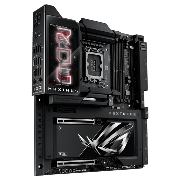 Материнская плата ASUS ROG MAXIMUS Z890 EXTREME, LGA1851, Z890, 4*DDR5, 4*SATA, 6*M.2, 7*USB 3.2, Type-C, 2*PCIx16, 2*PCIx4, 2*Thunderbolt™ 5, HDMITM, ATX; 90MB1IA0-M0EAY0