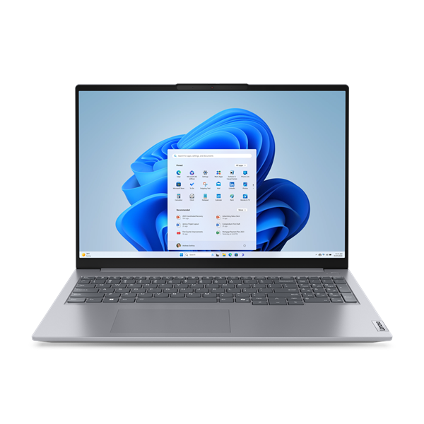 Ноутбук Lenovo ThinkBook 16 G7 IML 16" WUXGA (1920x1200) IPS 300N, Intel ultra 5 125U, 1x16GB DDR5 5600, 512GB SSD M.2, Intel Graphics, WiFi6, BT, FPR, FHD Cam, 45Wh, 65W USB-C, Win 11 Pr (засвет на матрице)