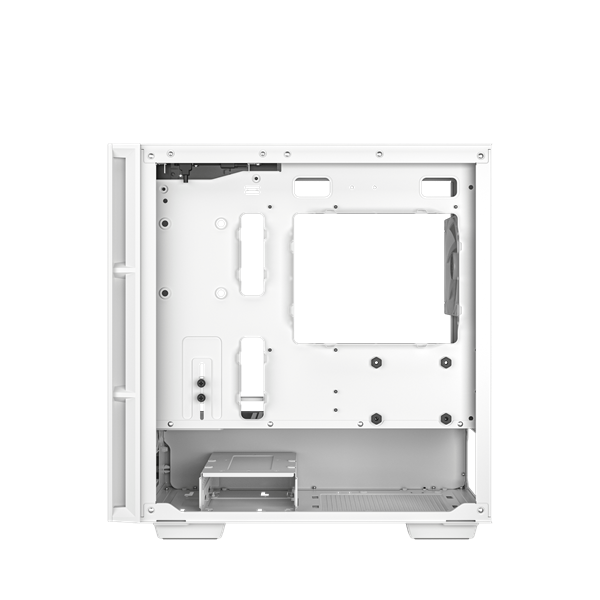 корпус Deepcool CH360 WH без БП, боковое окно (закаленное стекло), 2x140мм ARGB LED вентилятор спереди и 1x120мм ARGB LED вентилятор сзади, белый, mATX (R-CH360-WHAPE3-G-1)