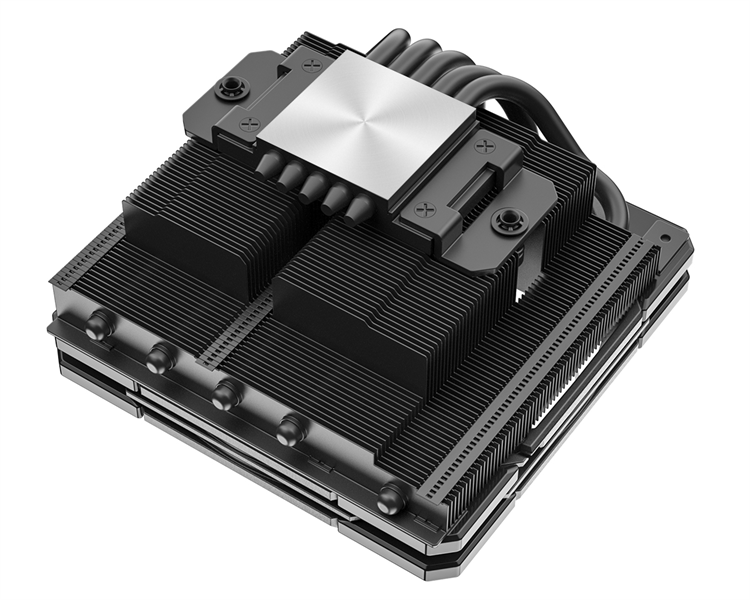 Кулер для процессора ID-COOLING IS-55 ARGB LGA1700/1200/115X/AM5/AM4 низкопрофильный высота 55mm (27шт/кор, TDP 125W, PWM, 5 тепл.трубок + медная база, ARGB FAN 120mm, черный) BOX