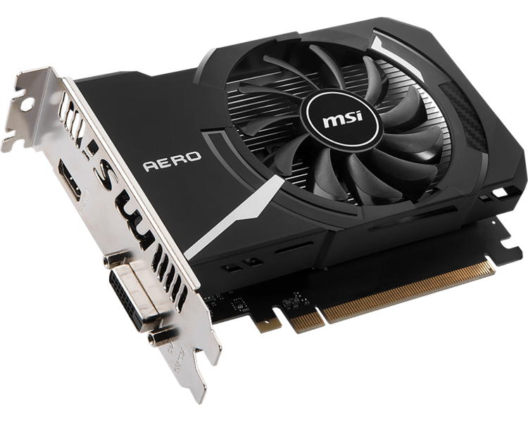видеокарта MSI GT 1030 AERO ITX 2GD4 OC