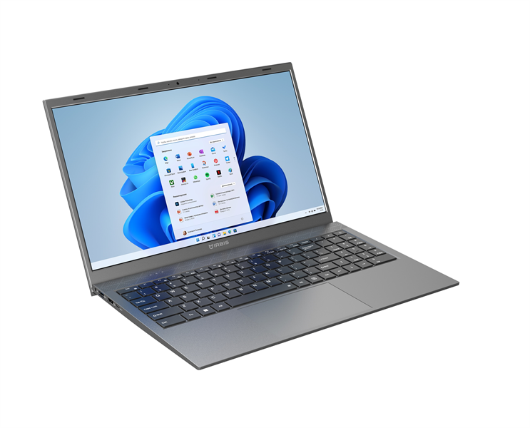 IRBIS Blizzard 15NBC1009 AMD Ryzen R7 5825U, 15.6"LCD 1920*1080 IPS 16GB sodimm +512GB SSD, AC wifi, Front camera:2MP, 5000mha battery, A METAL with chamfer, USB TYPE C , M.2 port *2 Windows 11 Pro