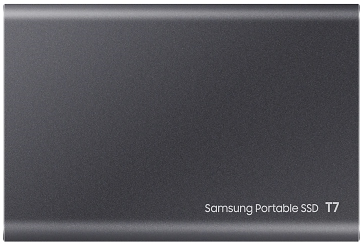 Тведотельный накопитель SSD Samsung T7 External 2Tb (2048GB) GREY USB 3.2 (MU-PC2T0T/WW) 1year