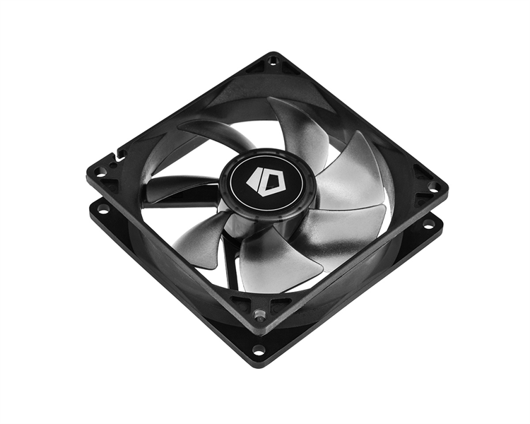 Вентилятор для корпуса ID-COOLING NO-9225-SD 92x92x25мм (156шт./кор, 3pin, черный, 1500об/мин) BOX