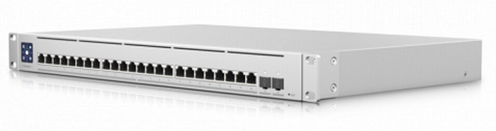 Коммутатор Ubiquiti Switch Enterprise XG 24 Layer 3 switch with (24) 10GbE RJ45 ports and (2) 25G SFP28 ports.