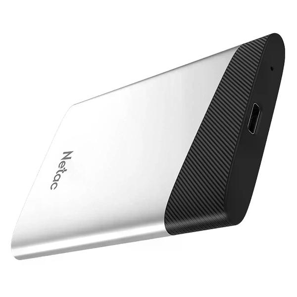 SSD накопитель Netac Z6S 960GB USB 3.2 Gen 2 Type-C External SSD, R/W up to 550MB/480MB/s,with USB-C to USB-A cable and USB-A to USB-C adapter